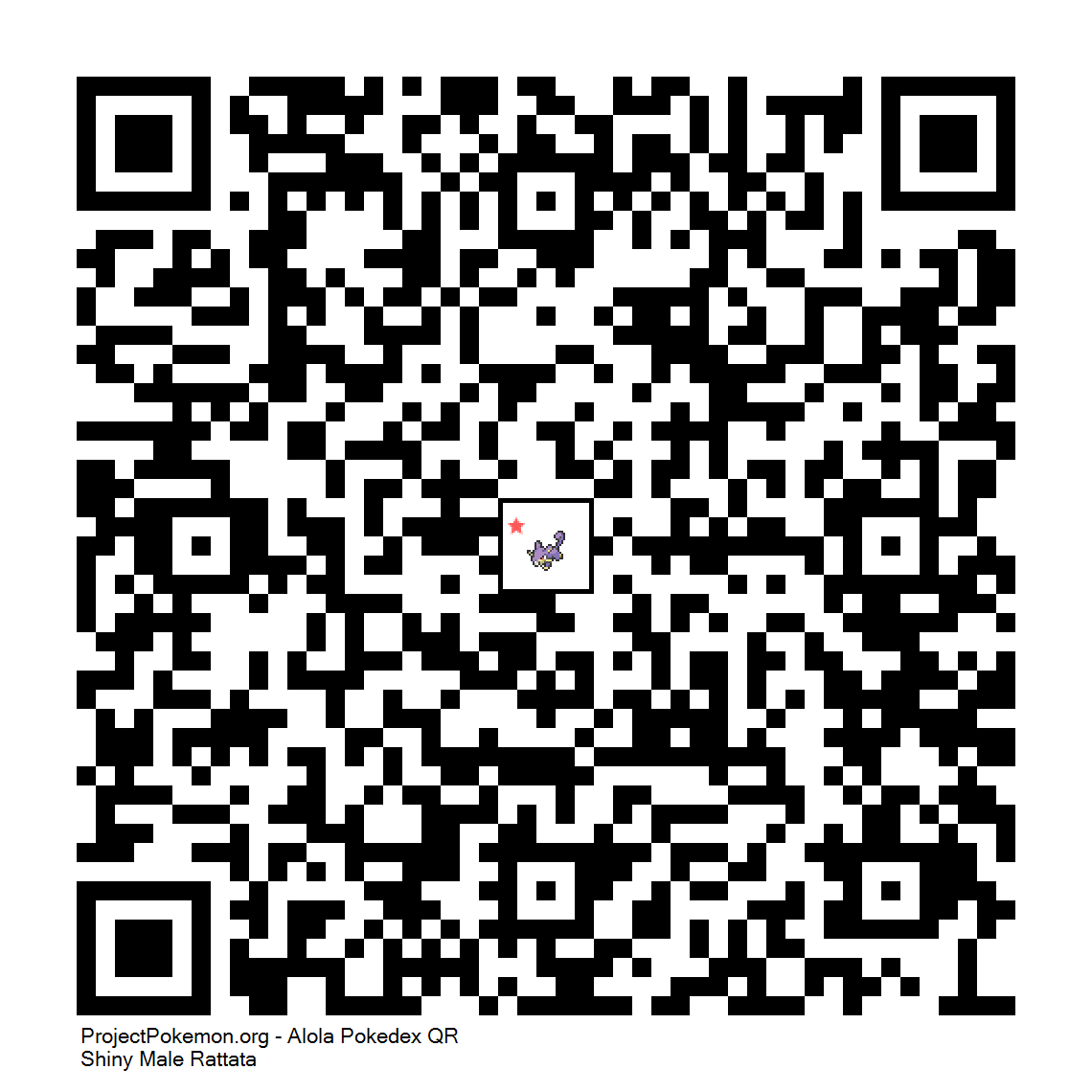 Cdigo QR de Rattata variocolor